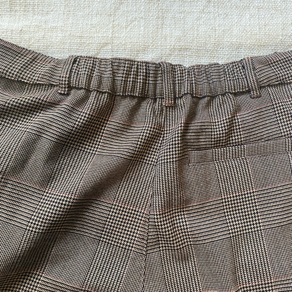 GARNET HILL - Slim Leg Plaid Trousers (size 4) New - Never Worn (no tags… - Picture 5 of 5